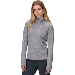 アウトドアリサーチ レディース アウター ジャケット・ブルゾン フリース Outdooresearch Vigor Grid Fleece QuarterZip Jacket Womens Greyのサムネイル