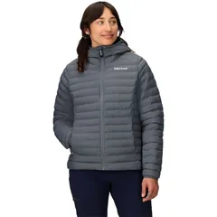 マーモット レディース アウター ジャケット・ブルゾン パーカー Marmot Echo Featherless Hoodie Womens Steel Onyxのサムネイル