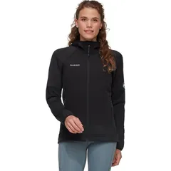 マムート レディース アウター ジャケット・ブルゾン フーデッドジャケット ジャケット Mammut Massone ML Hooded Jacket Womens Black ブラックのサムネイル