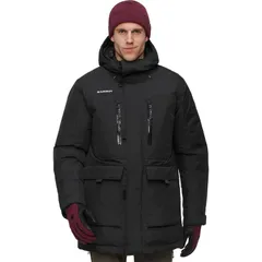 マムート メンズ アウター ジャケット・ブルゾン パーカー Mammut Arctic IN Hooded Parka Mens Black ブラックのサムネイル