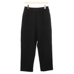 エディション Edition トゥモローランド 25SS ダンボールパンツ スラックス イージー ウエストゴム ワンカラー 無地 ストレッチ S 黒 ブラック 51-04-51-04004 /BBのサムネイル