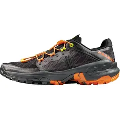 マムート メンズ シューズ スニーカー Mammut Sertig Trail Running Shoe Mens BlackDark Tangerine ブラックのサムネイル