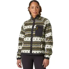 ヘリーハンセン レディース アウター ジャケット・ブルゾン プリント ジャケット Helly Hansen Imperial Printed Pile Snap Jacket Womens Snow Nordic Knit