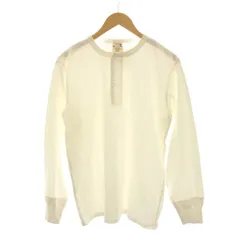 グラッドハンド GLAD HAND＆CO. Tシャツ カットソー ロンT M 白 ホワイト 長袖 ヘンリーネック /YM ■NIのサムネイル