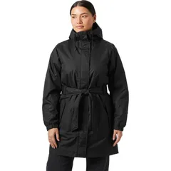 ヘリーハンセン レディース アウター ジャケット・ブルゾン ジャケット Helly Hansen Classic Insulated Trench Jacket Womens Black ブラック