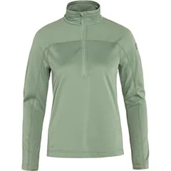 フェールラーベン レディース アウター ジャケット・ブルゾン フリース Fjallraven Abisko Lite Fleece 12Zip Womens Misty Green グリーンのサムネイル