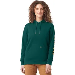 ディッキーズ レディース アウター ジャケット・ブルゾン ロゴ Dickies Heavyweight Logo Sleeve Pullover Womens Forest フォレストのサムネイル