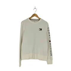 トミーヒルフィガー TOMMY HILFIGER 袖ロゴクルーネックスウェット メンズ import：M 