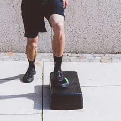トップスピン(TOPSPIN)／ツールズ(TOOLZ) POWER STEP パワーステップ 高さ調整(10／15cm) トレーニング ホームワークアウト LS3168A BK×グリーン(25y10m)(410339999)のサムネイル