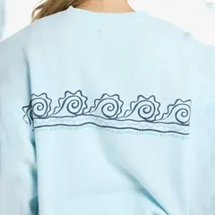 ビラボン レディース アウター ジャケット・ブルゾン フリース Billabong Sanibel Kendal Crew Fleece Pullover Womens Pool Blue ブルーのサムネイル