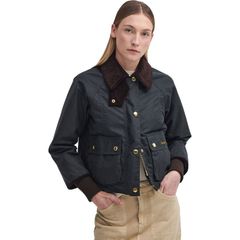Barbour Cropped Beadnell カーキ UK12 - メルカリ