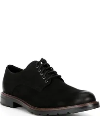 コールハーン メンズ シューズ ドレスシューズ オックスフォード Cole Haan Mens Chamberlin Grand Water Resistant Nubuck Plain Toe Oxfords BlackBlack ブラック
