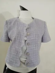 ZARA ツイード クロップド ジャケット