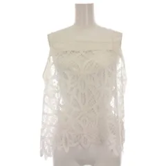 23区 オンワード樫山 25SS エンブロイダリージャージー レースキャミソール 刺繍 46 15G 白 ホワイト KKWWGM0543 /YMのサムネイル