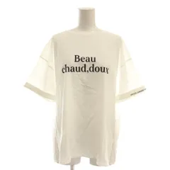 ルージュヴィフ Rouge vif Anna 25SS ターンバックロゴTシャツ カットソー 半袖 白 ホワイト /AT ■OSのサムネイル