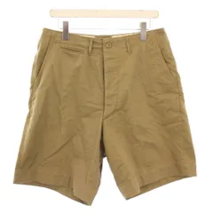 エルイー LE M-43 WIDE SHORTS ワイドショートパンツ ボタンフライ ワンカラー 34 ベージュ 22031053202010 /BB
