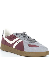 ヒューゴボス メンズ シューズ スニーカー Hugo Boss Orange Mens Brandon Sneakers RedGrey グレーのサムネイル