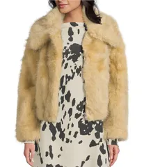 トップショップ レディース アウター ジャケット・ブルゾン TOPSHOP Faux Fur Bomber Jacket Yellow イエローのサムネイル