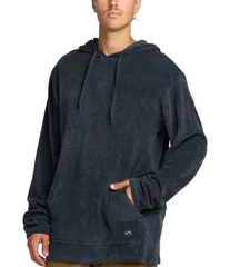 ビラボン メンズ アウター パーカー・スウェット フリース Billabong Fleck Diego Solid Long Sleeve Fleece Hoodie Midnight Navy ネイビー
