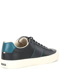 ヒューゴボス メンズ シューズ ドレスシューズ スニーカー レザー Hugo Boss Mens Aiden Leather Sneakers Blue ブルーのサムネイル