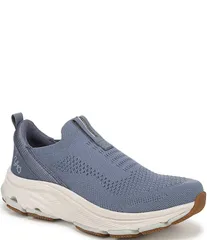 ライカ レディース シューズ スニーカー ニット Ryka Womens Devotion Max Slip Knit Slip On Walking Sneakers Flintstone Blue ブルー