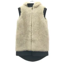 THE RERACS ザ リラクス 18AW ボアフリースフーデッドベスト 18FW-REBL-146L ホワイト 38のサムネイル