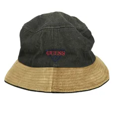 ゲス GUESS デニムスエード切替 バケットハット メンズ 表記無 