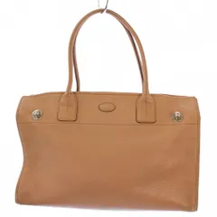 トッズ TOD'S トートバッグ レザー ベージュ /BM