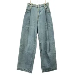 NEON SIGN ネオンサイン Wide Denim Slacks ワイドデニムスラックスパンツ 0344 インディゴ 44のサムネイル