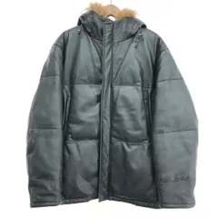 COMME CA DU MODE コムサデモード レザーダウンジャケット 2XL 羊革/ラクーンファー/ジップアップ    ブラック メンズ / 240001184383のサムネイル