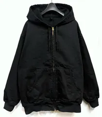 COMOLI｜コモリ ブラックデニム ジップパーカー C03-01003