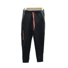 アンダーアーマー UNDER ARMOUR スポーツウエア ジャージ ジョガーパンツ ロング丈 M 黒 ロゴプリント /SY18 ■ECC001