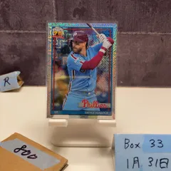 2024 Topps Chrome Bryce Harper Philadelphia Phillies Mojo Refractor  カード