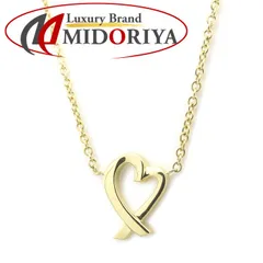 TIFFANY&Co. ティファニー ラビングハート ネックレス パロマピカソ K18YG イエローゴールド レディース/295362【中古】【BJ】