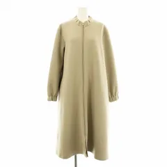 ダブルスタンダードクロージング ダブスタ DOUBLE STANDARD CLOTHING ボンディングロングコート カッダブルスタンダード 長袖 ジップアップ ストレッチ 38 ベージュ 0201-440-203 /KUのサムネイル