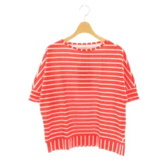 エーグル AIGLE 半袖ボーダーカットソー 綿 コットン ■SH S 赤 レッド /AZ