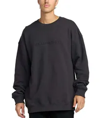 ビラボン メンズ アウター パーカー・スウェット シャツ フリース Billabong Iconic Embossed Long Sleeve Fleece Sweatshirt Black ブラック