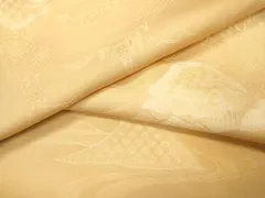 平和屋着物▼上質な小紋　地紋起こし　風景文　暈し染　正絹　逸品　DABD5398fe