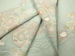 平和屋着物▼中国三大刺繍　スワトウ刺繍　汕頭刺繍　総刺繍　訪問着　鼓花文　暈し染　正絹　逸品　DABD5425fe