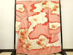 平和屋着物▼豪華振袖　駒刺繍　絞り　籬草花文　金彩　やまと誂製　正絹　逸品　DABD5443fe