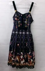 【中古】ANGELIC PRETTY ｱﾝｼﾞｪﾘｯｸﾌﾟﾘﾃｨ TOY MARCH ｼﾞｬﾝﾊﾟｰｽｶｰﾄ ﾄｲﾏｰﾁ J-2743 ﾈｲﾋﾞｰ ｻｲｽﾞ表記無し 991912454のサムネイル