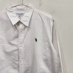 US POLO ASSN スリムフィット コットン オックスフォード シャツ