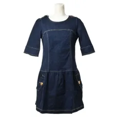 BURBERRY BLUE LABEL ストレッチ デニム ワンピース