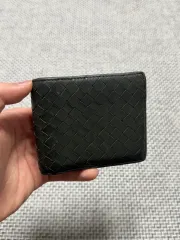 ほぼ新品 単品 BOTTEGA VENETA ボッテガ・ヴェネタ イントレチャート 二つ折り財布