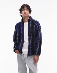 グラミチ メンズ アウター ジャケット・ブルゾン ジャケット Gramicci ripple teddy jacket and Multi マルチカラーのサムネイル