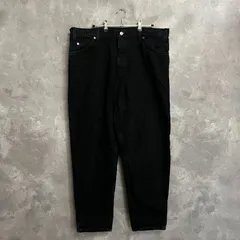 90s USA製 Levi’s 550 RELAXED FIT TAPERED LEG ブラックデニム サイズ40×30