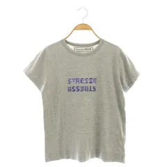 トゥ エ モン トレゾア Tu es mon TRESOR STRESS スパンコール装飾 Tシャツ カットソー 半袖 38 グレー /AQ ■OSのサムネイル