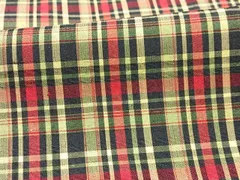 平和屋着物■上質な紬　格子　正絹　逸品　CABE7575xe