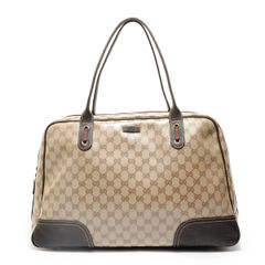 GUCCI グッチ ボストンバッグ シェリーライン GGクリスタル ゴールド