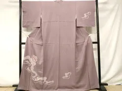平和屋着物■訪問着　刺繍　絞り　道長貝桶花文　暈し染め　正絹　逸品　CABE7894ev